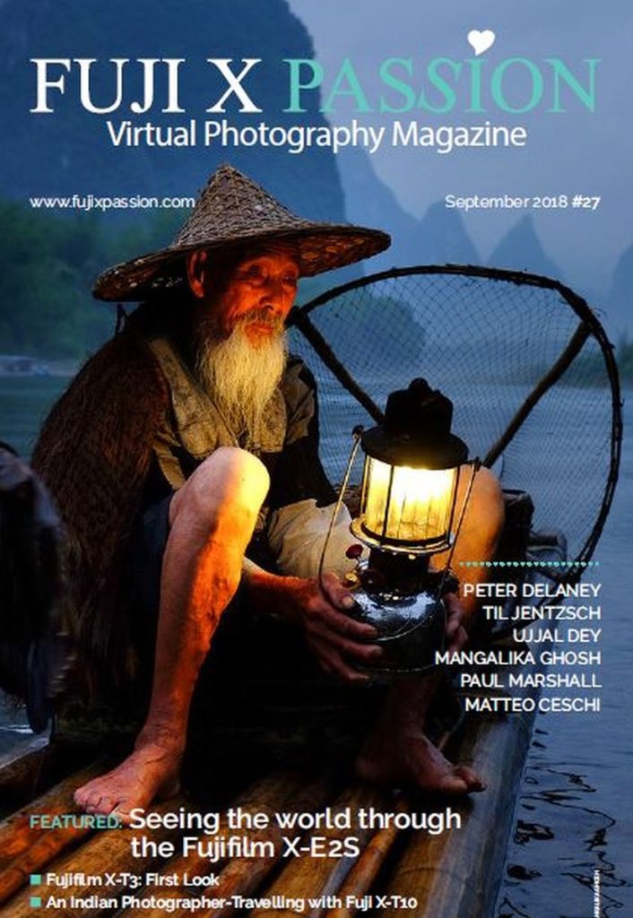 Photo published as FujiX passion Magazine cover – September 2018 issue