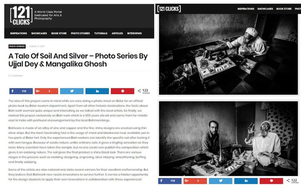 Photo Story on Bidri Art Published by 121Clicks