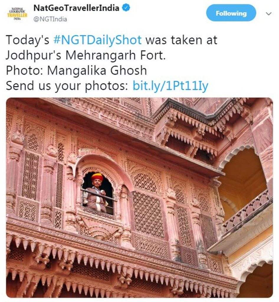 Photo Published by NatGeo Traveller India