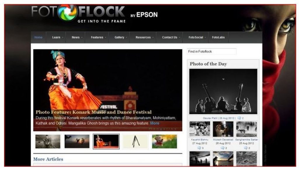 Photo Story on Konark Dance Festival – Published by Fotoflock by Epson