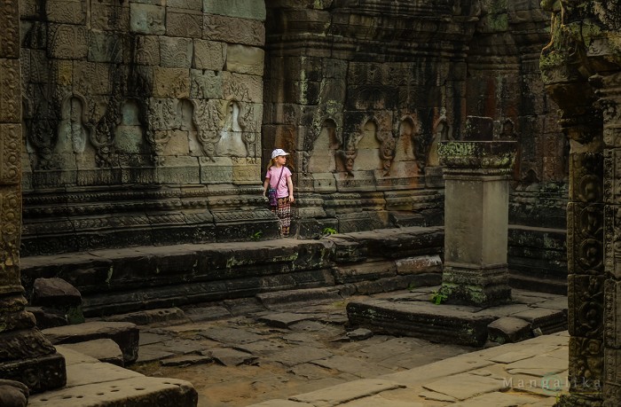 Young Explorer in Angkorwat, Cambodia Young Explorer in Angkorwat, Cambodia