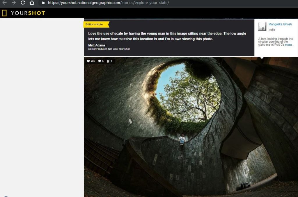Published in National Geographic Story "Explore your State"