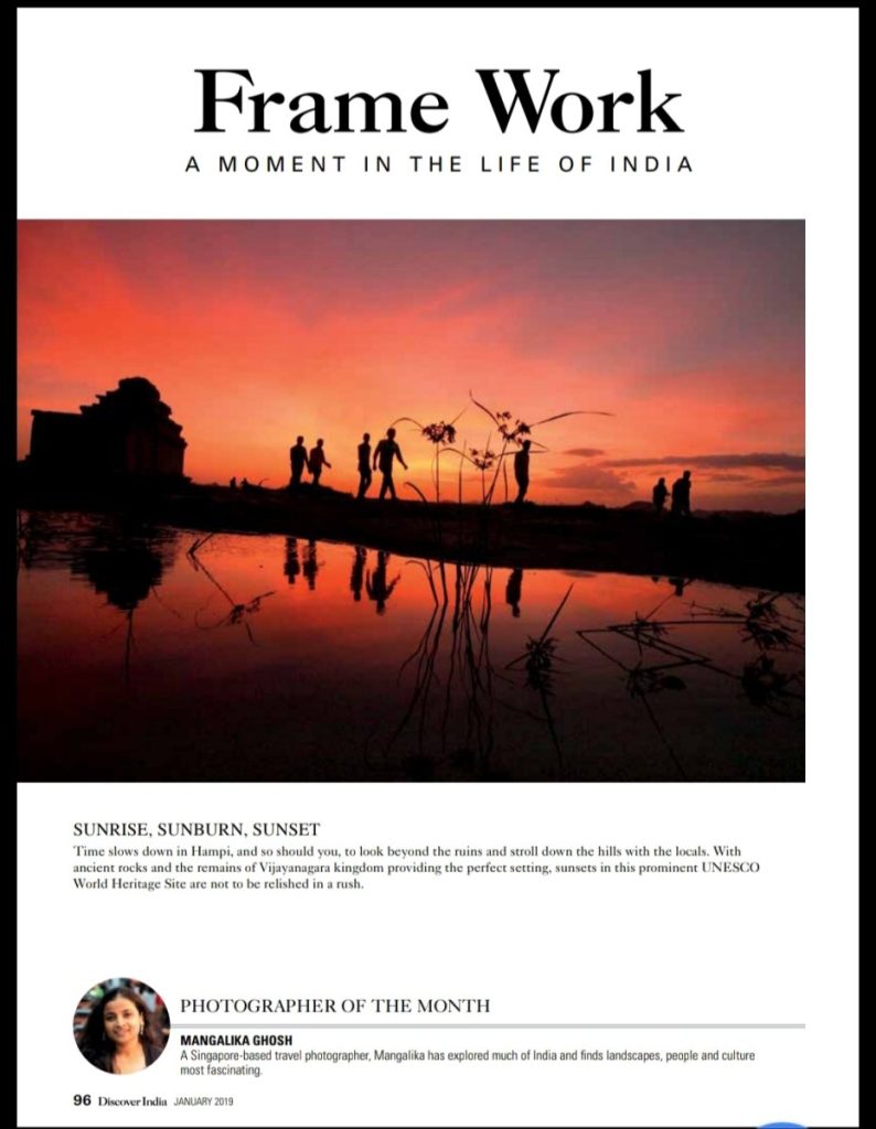 Published on Discover India - Printed Travel Magazine - January 2019 issue